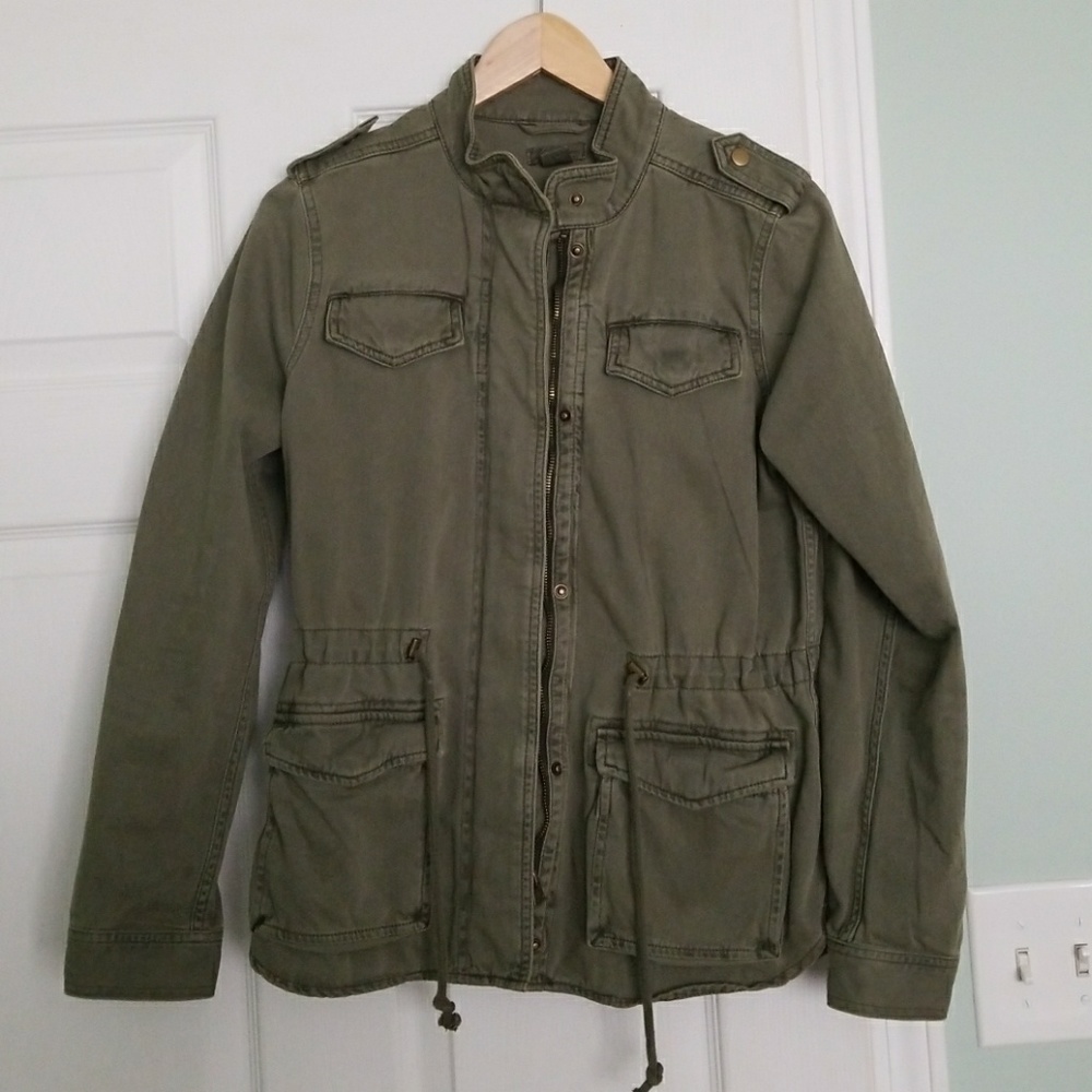 Lucky Brand Olive utility jacket